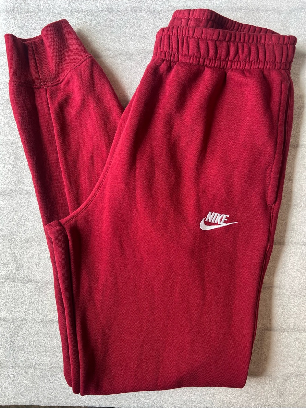 Nike Red Joggers- Men’s Small/tall athletic/ athleisure